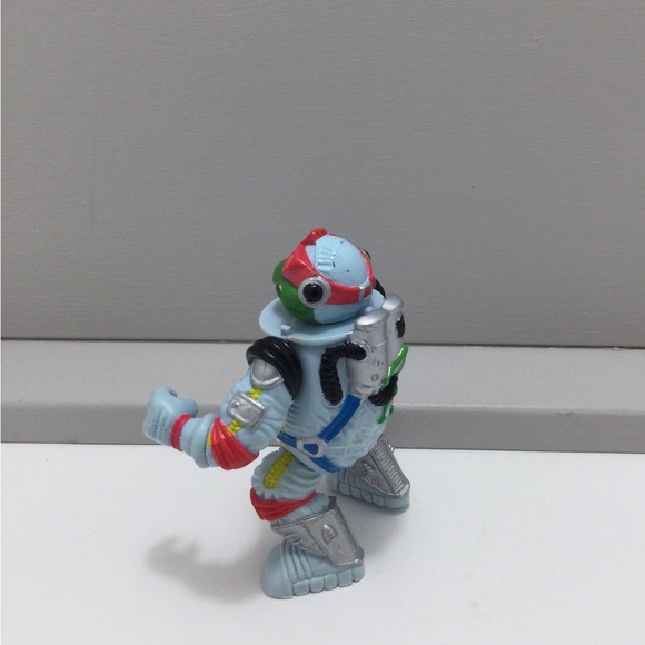 Vintage Teenage Mutant Ninja Turtles TMNT Raphael space Astronaut Figure 1990 - Picture 7 of 8